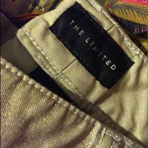 Jeans Capri, The limited  golden NWOT. Sz 10